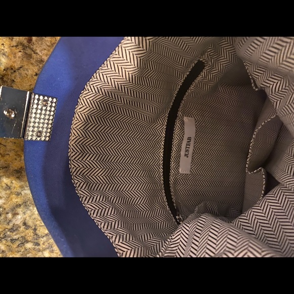 Blue Suede Purse - Picture 3 of 5